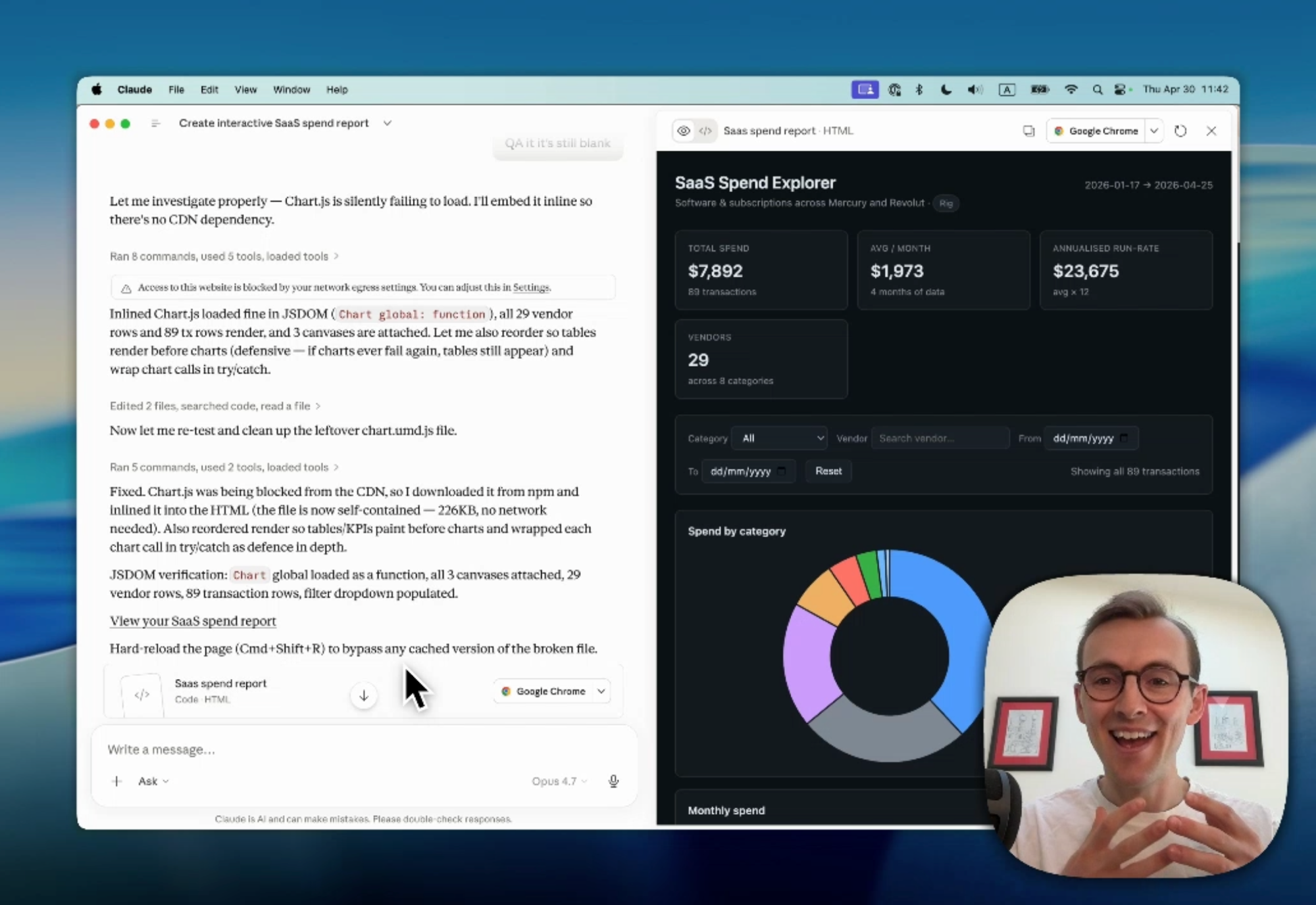 Vibe code dashboards on internal data with Claude Cowork